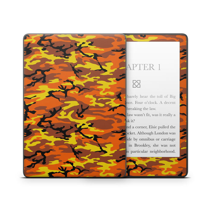 Orange Camo - Amazon Kindle Skin