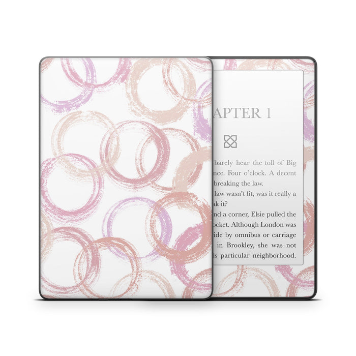 Pink Circles - Amazon Kindle Skin