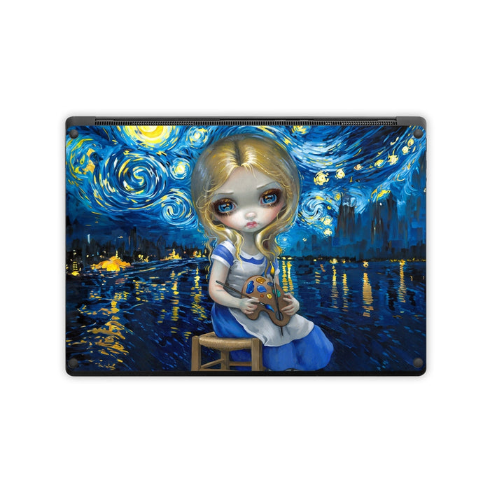 Alice in a Van Gogh - Microsoft Surface Laptop Skin