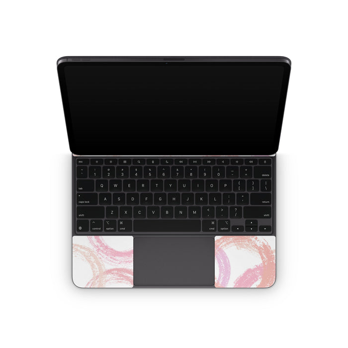 Pink Circles - Apple Magic Keyboard for iPad Skin