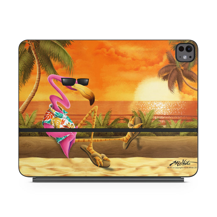 Sunset Flamingo - Apple Magic Keyboard for iPad Skin