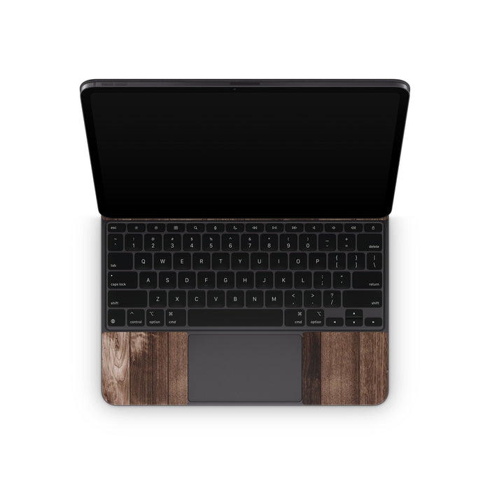 Stained Wood - Apple Magic Keyboard for iPad Skin