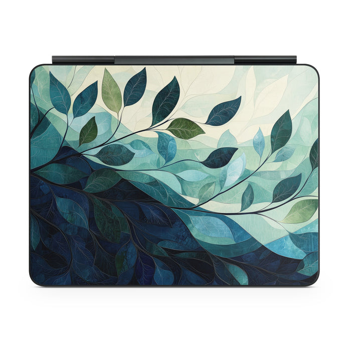 Teal and Indigo - Apple Magic Keyboard for iPad Skin