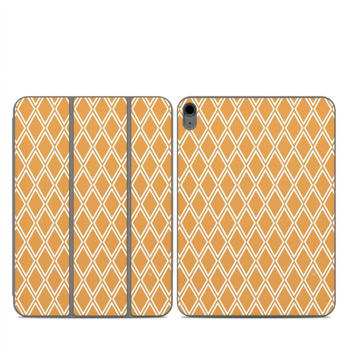 Orange Checks - Apple Smart Folio Skin