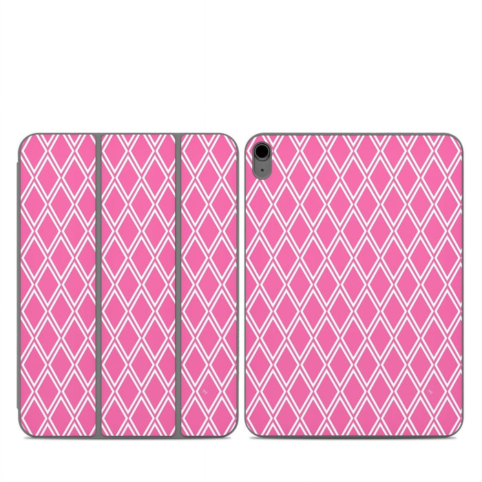 Pink Checks - Apple Smart Folio Skin