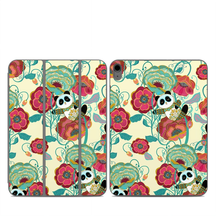 Panda Flowers - Apple Smart Folio Skin