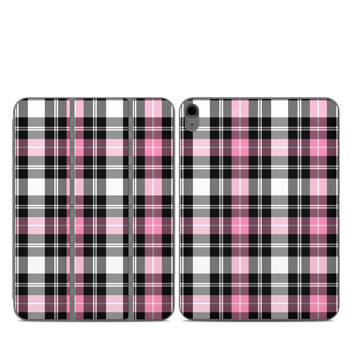 Pink Plaid - Apple Smart Folio Skin