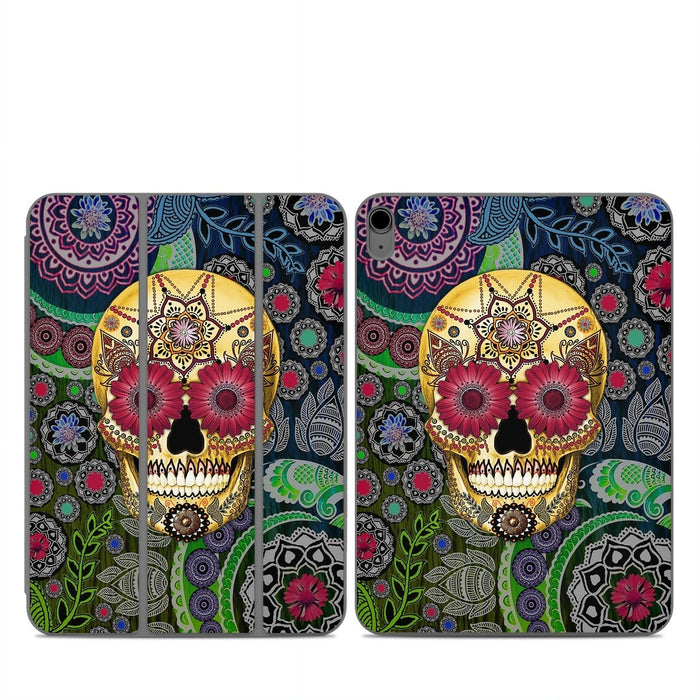 Sugar Skull Paisley - Apple Smart Folio Skin