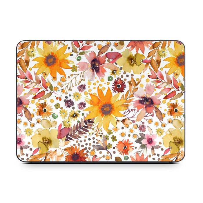 Summer Watercolor Sunflowers - Apple Smart Keyboard Folio Skin