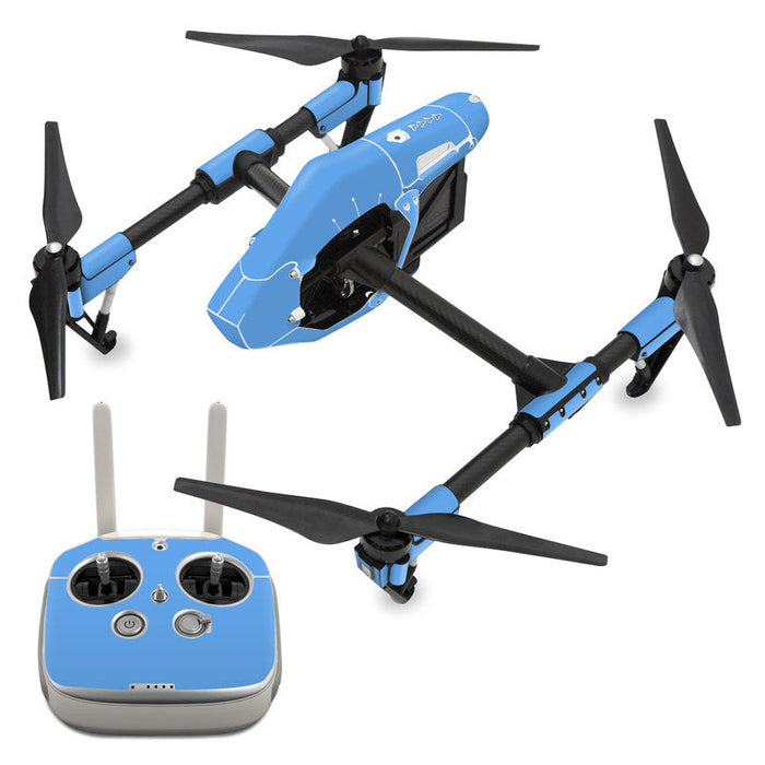 Solid State Blue - DJI Inspire 1 Skin