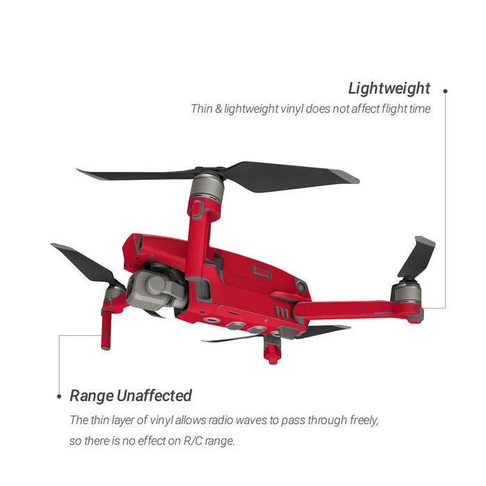 Solid State Red - DJI Mavic 2 Skin