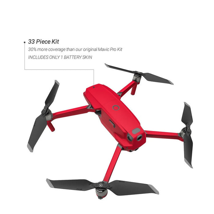 Solid State Red - DJI Mavic 2 Skin