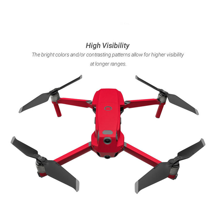 Solid State Red - DJI Mavic 2 Skin