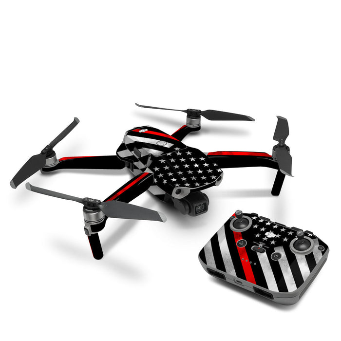 Thin Red Line Hero - DJI Mavic Air 2 Skin