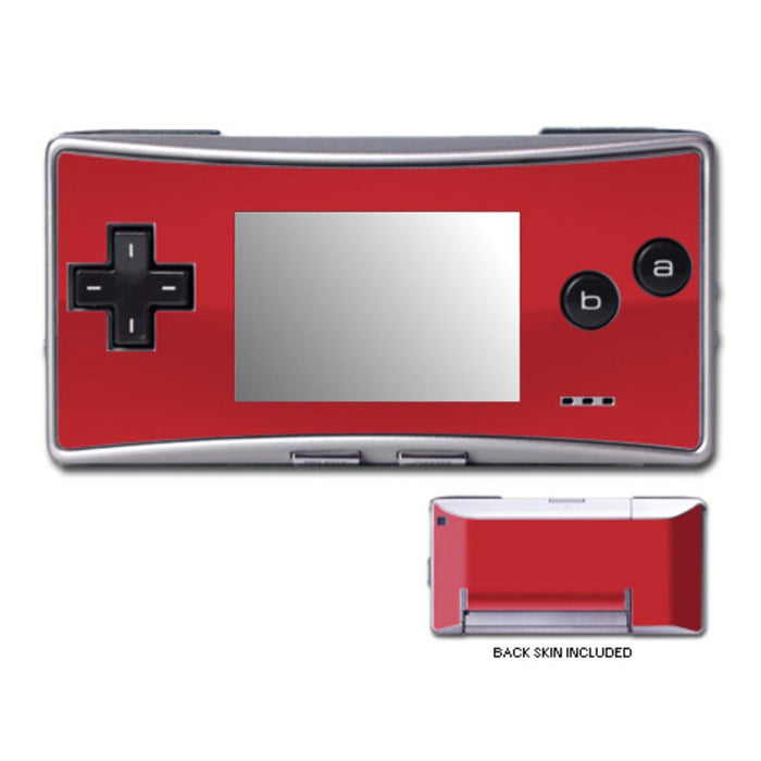 Solid State Red - Nintendo GameBoy Micro Skin