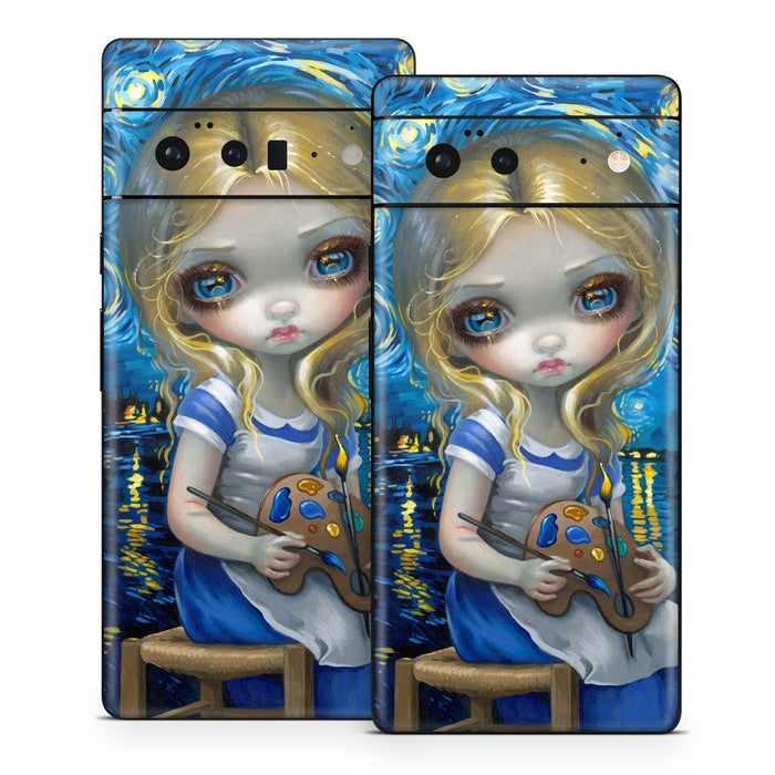 Alice in a Van Gogh - Google Pixel 6 Skin