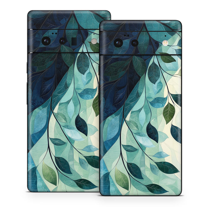 Teal and Indigo - Google Pixel 6 Skin