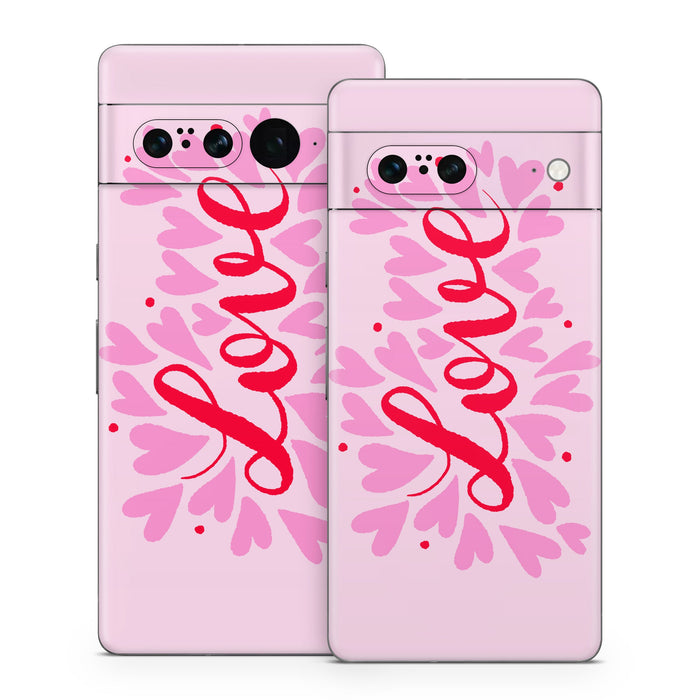 Love Hearts - Google Pixel 7 Skin