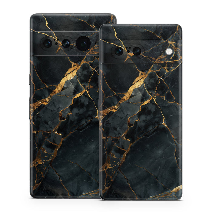 Repaired Black Marble - Google Pixel 7 Skin