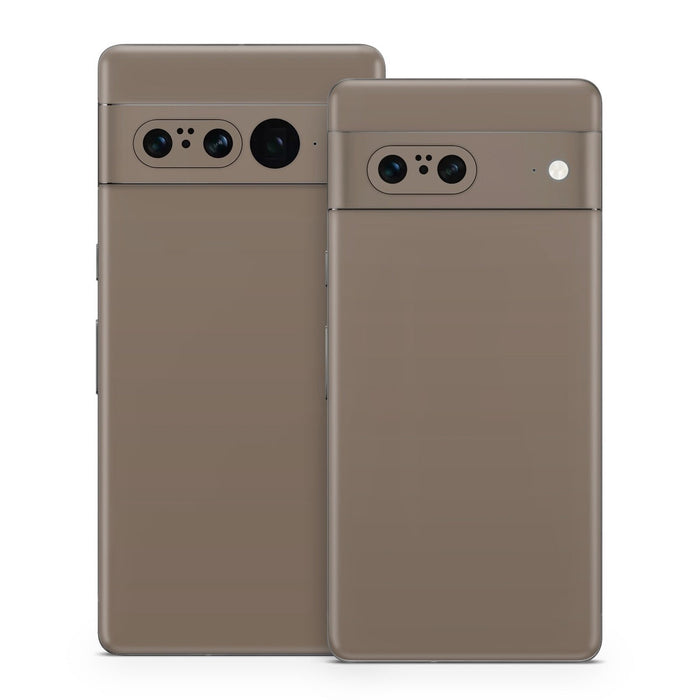 Solid State Flat Dark Earth - Google Pixel 7 Skin