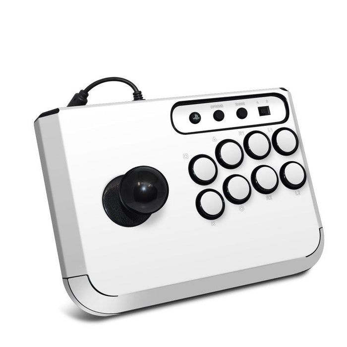 Solid State White - HORI Fighting Stick Mini 4 Skin