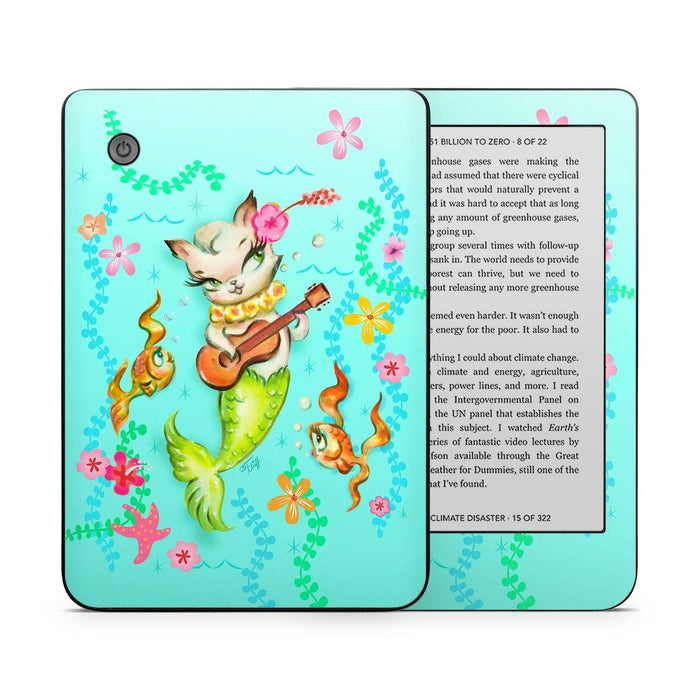 Merkitten with Ukelele - Kobo Clara 2E Skin