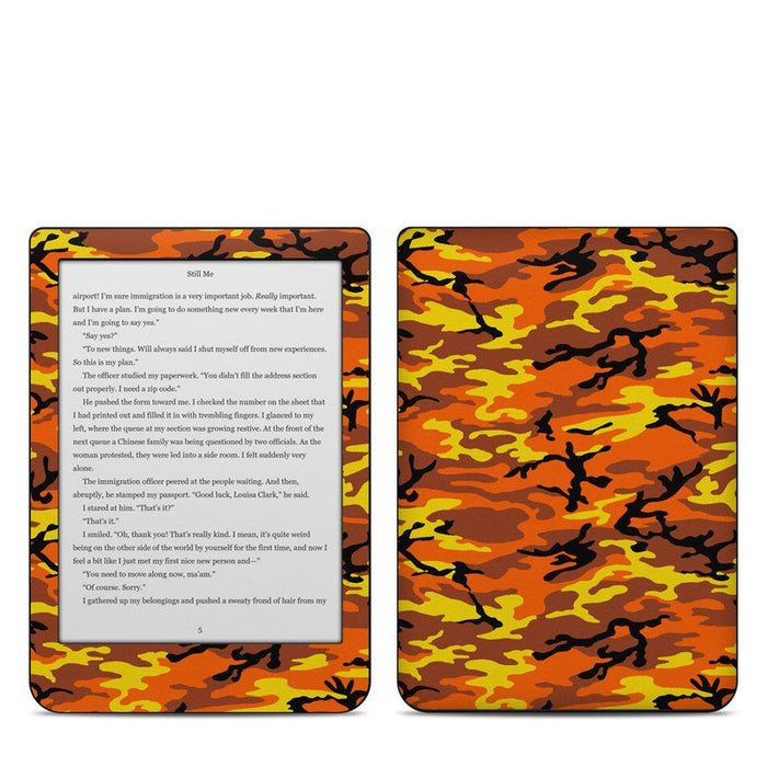 Orange Camo - Kobo Clara HD Skin
