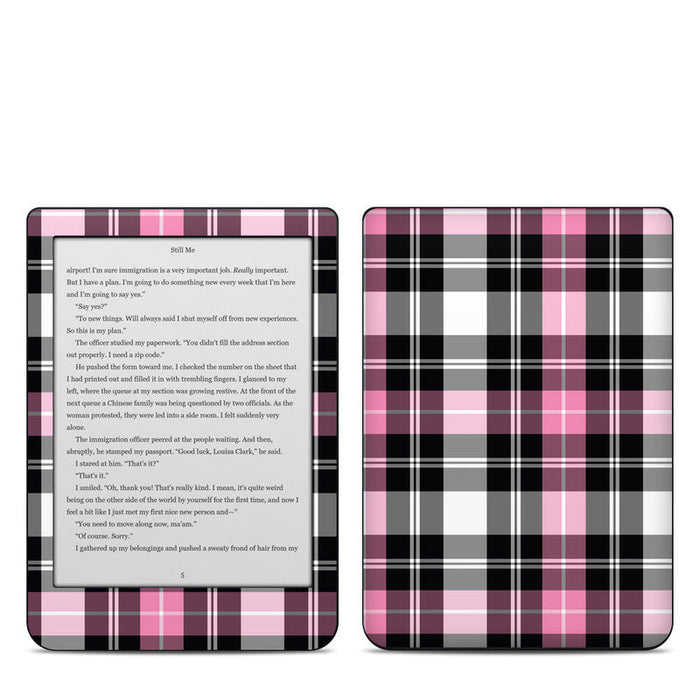 Pink Plaid - Kobo Clara HD Skin