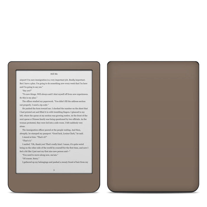 Solid State Flat Dark Earth - Kobo Clara HD Skin