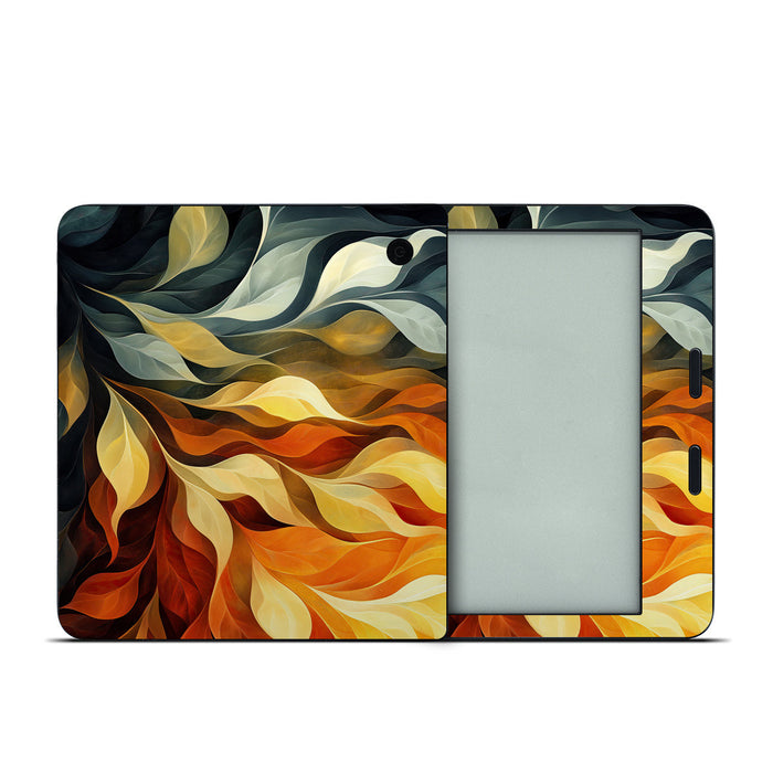 Orange and Charcoal - Kobo Libra 2 Skin
