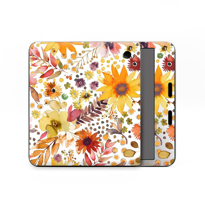Summer Watercolor Sunflowers - Kobo Libra Colour Skin