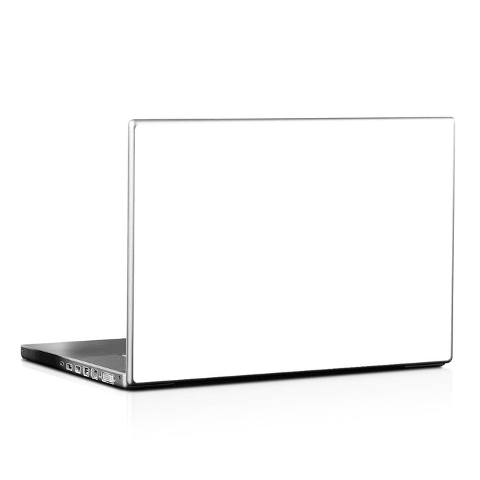 Solid State White - Laptop Lid Skin