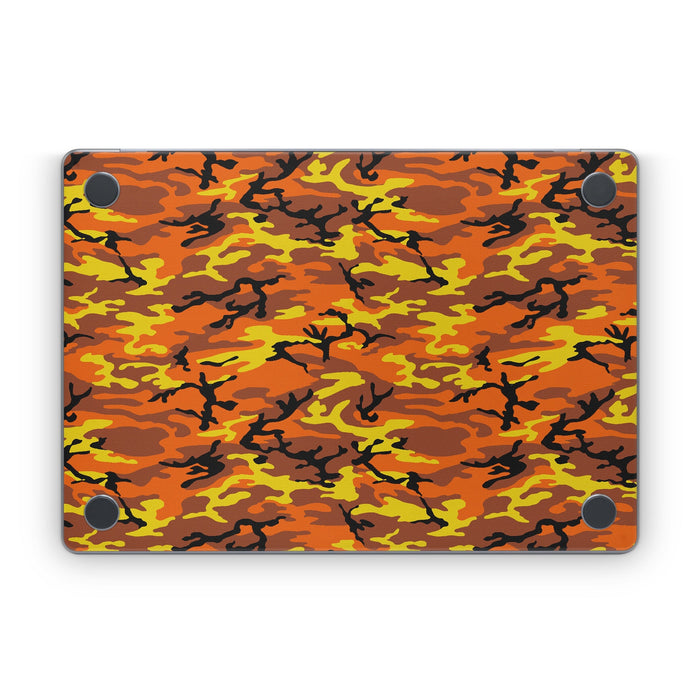 Orange Camo - Apple MacBook Skin