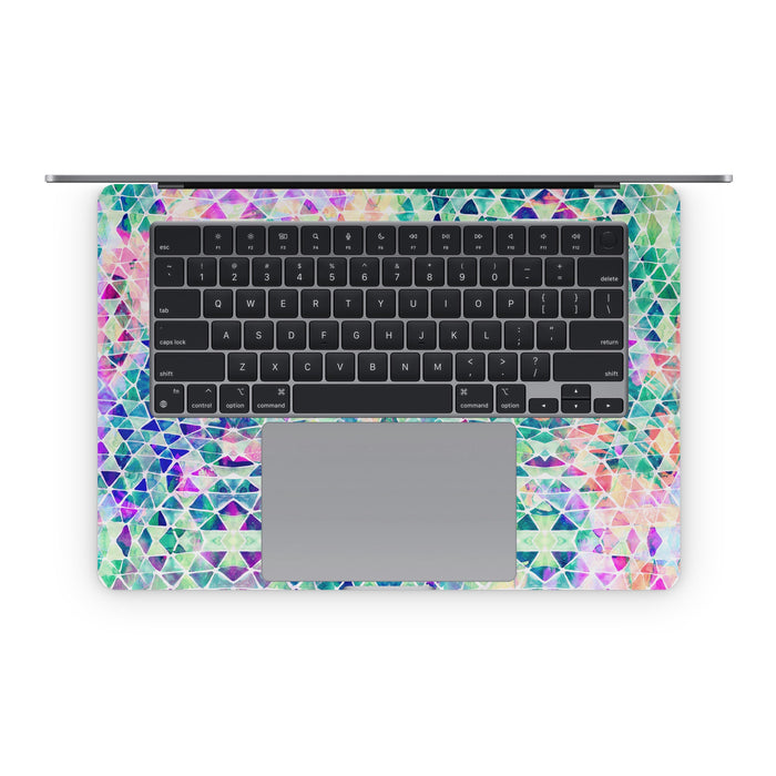 Pastel Triangle - Apple MacBook Skin