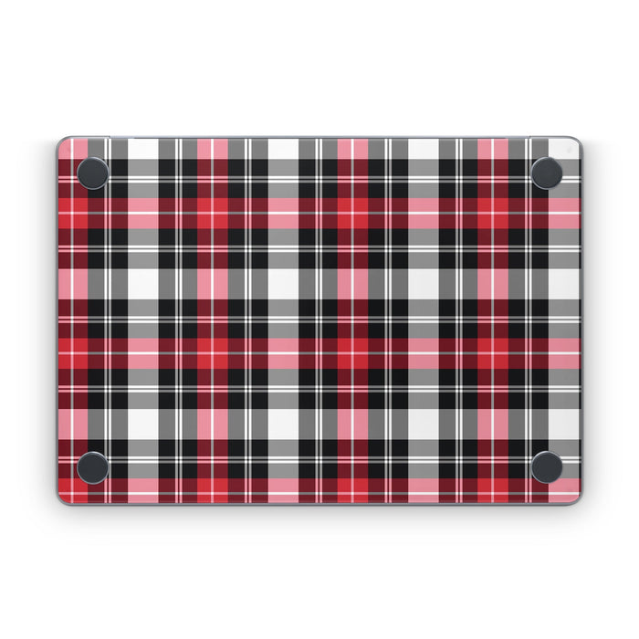 Red Plaid - Apple MacBook Skin