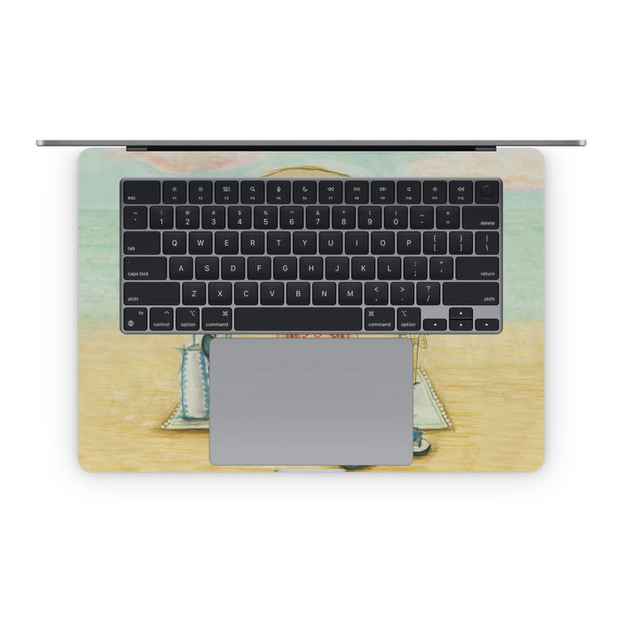 Relaxing on Beach - Apple MacBook Skin