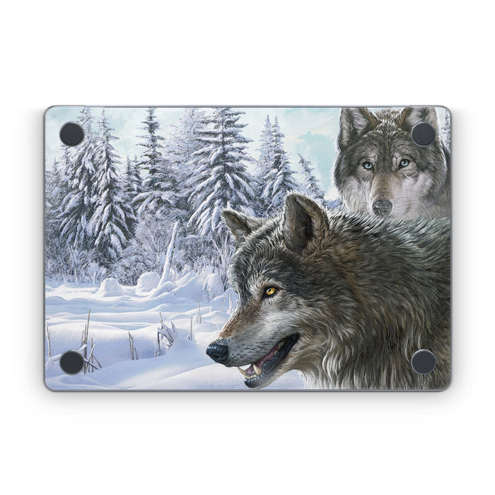 Snow Wolves - Apple MacBook Skin