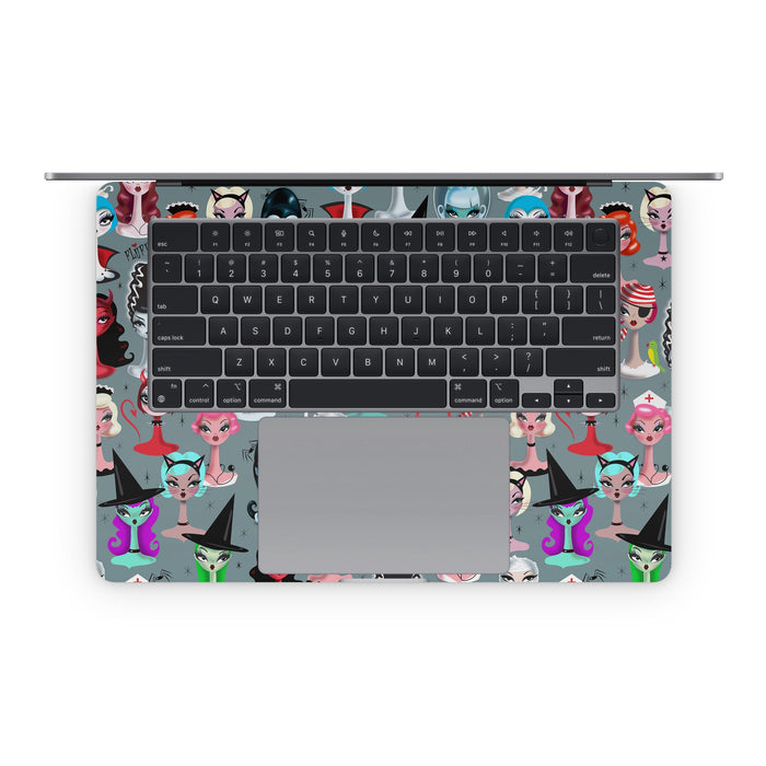 Spooky Dolls - Apple MacBook Skin