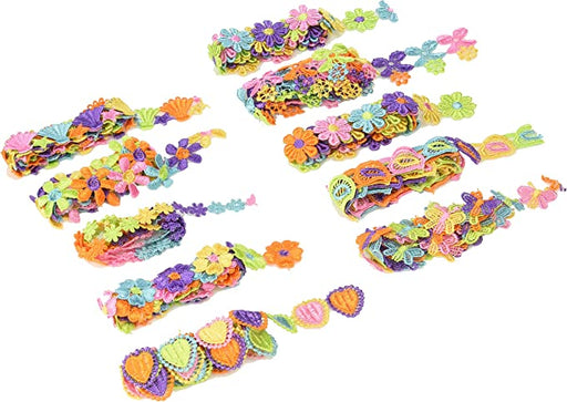 Designer Decorating Lace and Trims for Sewing and Craft Projects (10 Yard, 10 Designs Set) - eZthings USA WE SORT ALL THE CRAZIEST GADGETS, GIZMOS, TOYS & TECHNOLOGY, SO YOU DON'T HAVE TO.