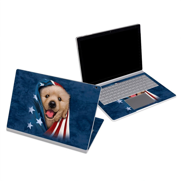 Patriotic Retriever - Microsoft Surface Book Skin