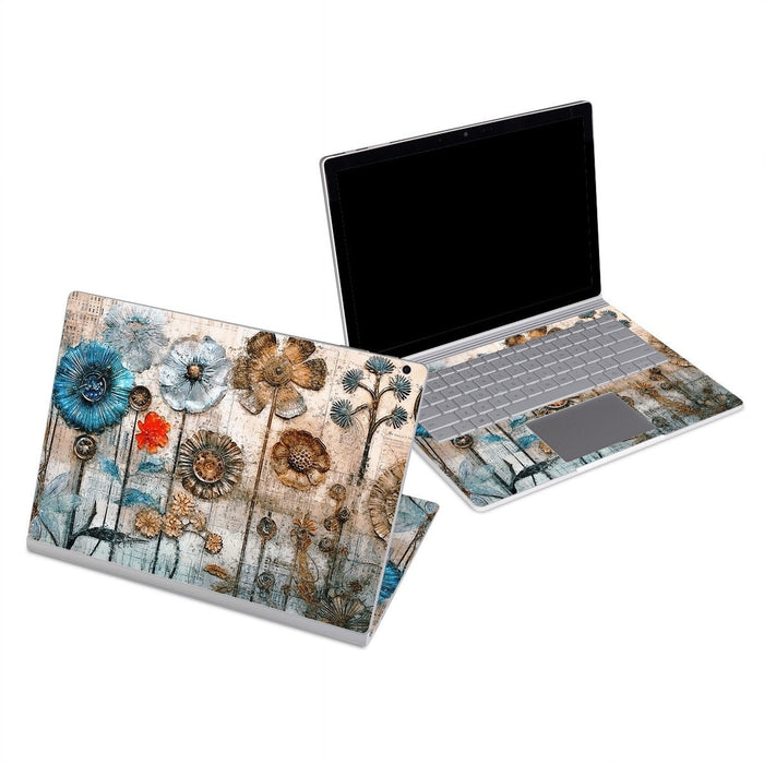 Steampunk Flowers - Microsoft Surface Book Skin