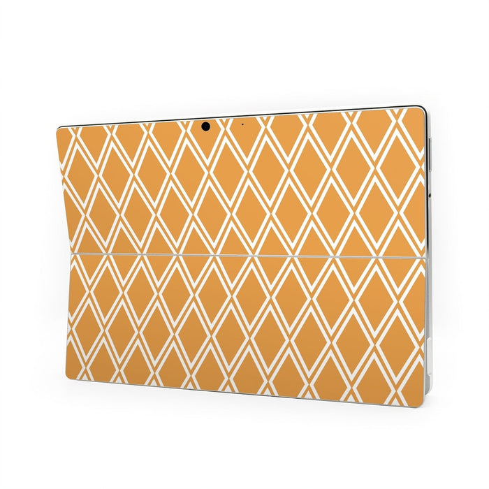 Orange Checks - Microsoft Surface Pro Skin