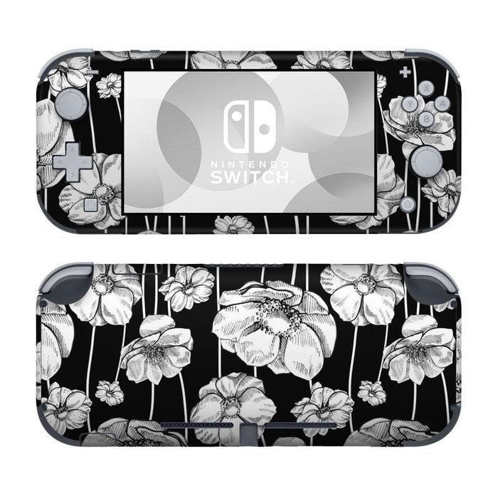 Striped Blooms - Nintendo Switch Lite Skin