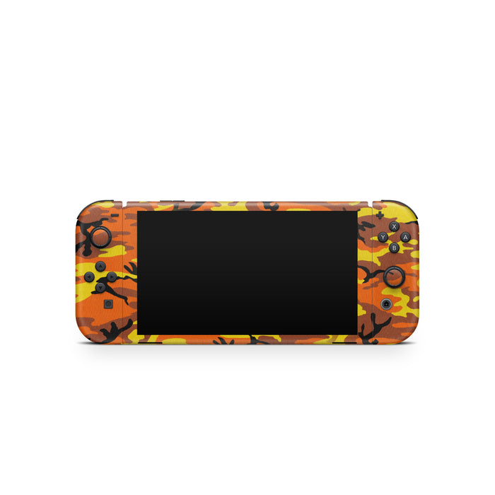 Orange Camo - Nintendo Switch Skin