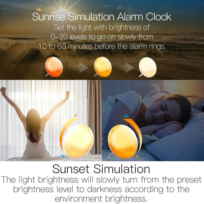 Wake Up Sunrise Simulation Alarm Clock