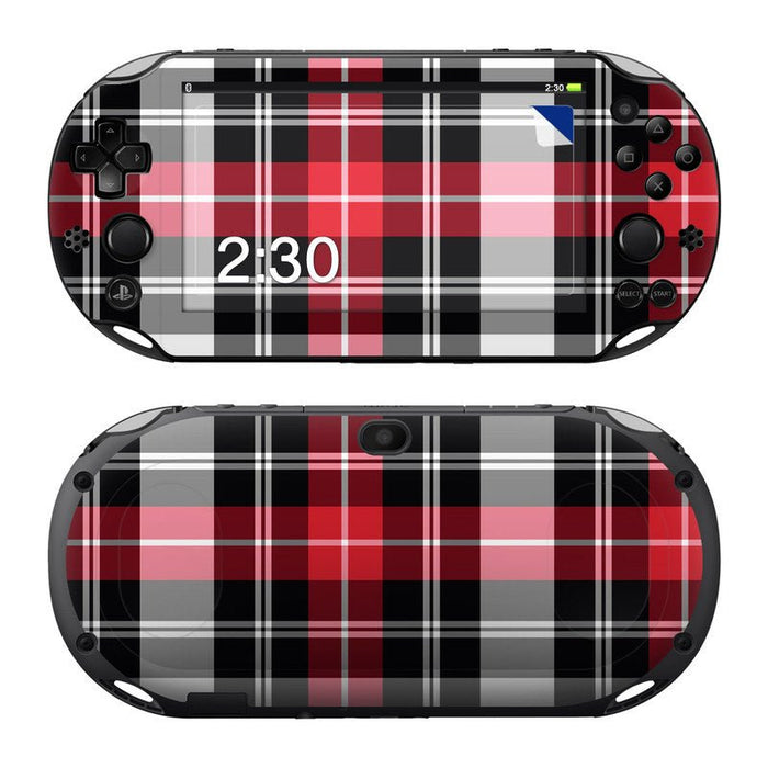 Red Plaid - Sony PS Vita 2000 Skin