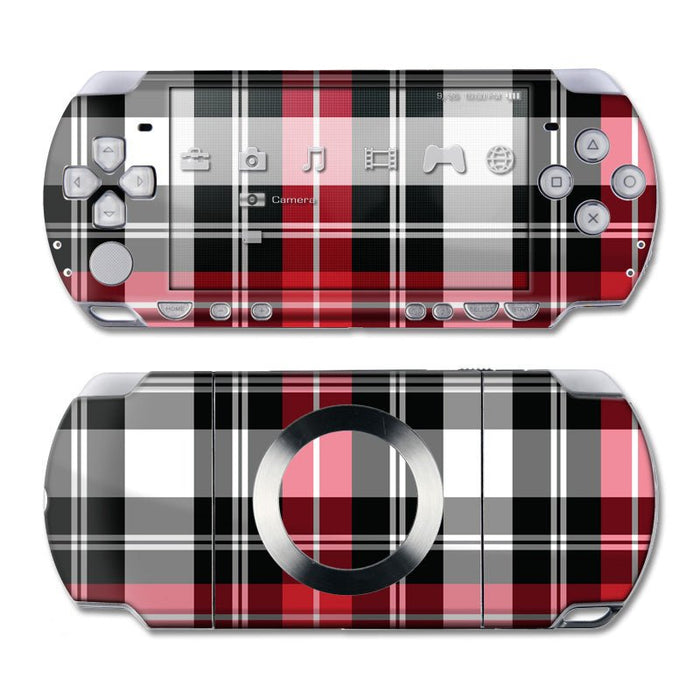 Red Plaid - Sony PSP Slim Skin