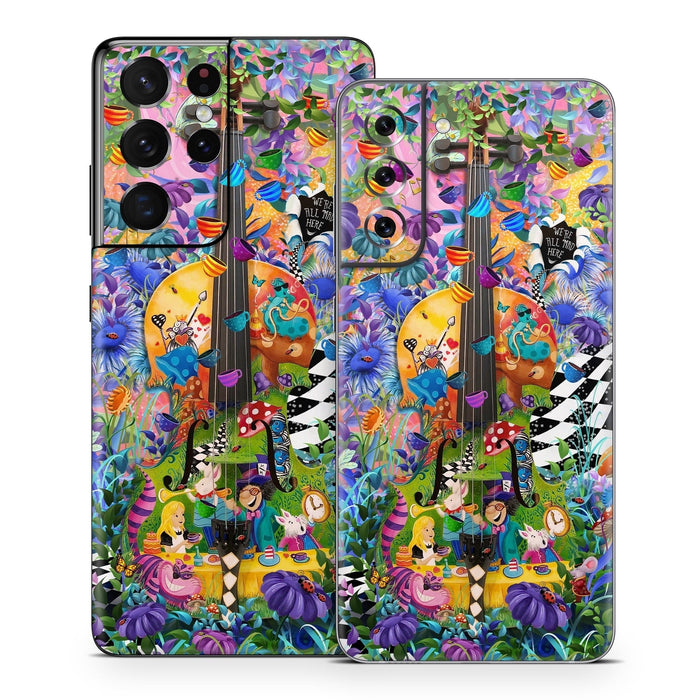 Alice's Wonderland Tea Party - Samsung Galaxy S21 Skin