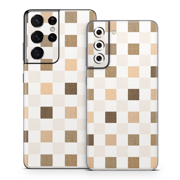Neutral Checker - Samsung Galaxy S21 Skin