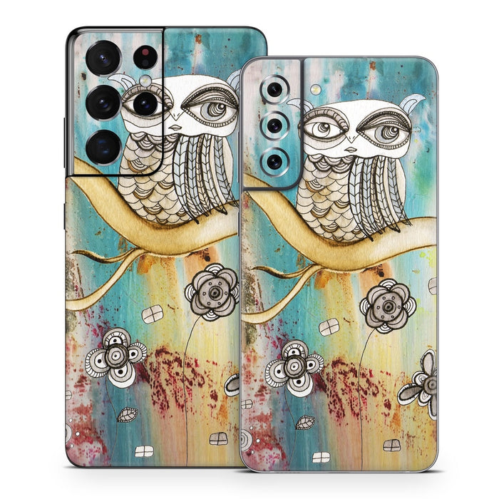 Surreal Owl - Samsung Galaxy S21 Skin